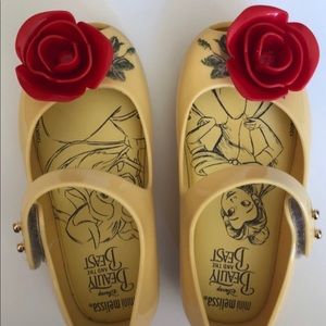 Mini Melissa Beauty and the Beast Mary Jane shoes